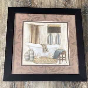 Carol Robinson Decorative Wall Art with Black Frame